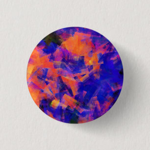WATER ABSTRACT 1 RONDE BUTTON 3,2 CM
