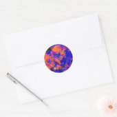 WATER ABSTRACT 1 RONDE STICKER (Envelop)