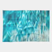 Water Abstract Blauw Groen Turquoise Aqua Zee Theedoek (Horizontaal)