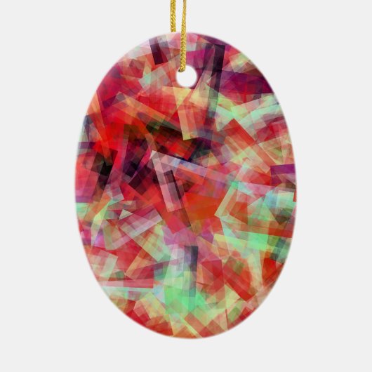 WATER ABSTRACT KERAMISCH ORNAMENT (Achterkant)