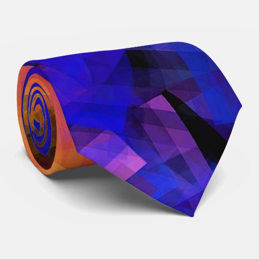 WATER ABSTRACT STROPDAS (Opgerold)