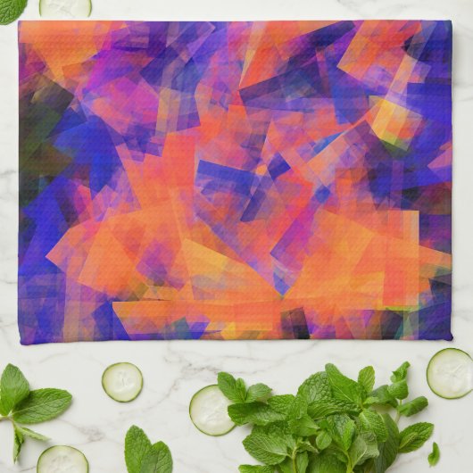 WATER ABSTRACT THEEDOEK (Gevouwen)