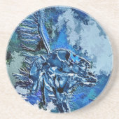 WATER ABSTRACT ZANDSTEEN ONDERZETTER (Voorkant)