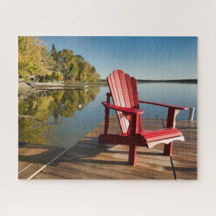 Water   Adirondack Chair at the Lake Legpuzzel