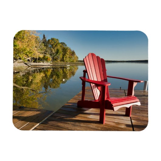 Water | Adirondack Chair at the Lake Magneet (Horizontaal)