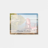 Water | Adirondack Chair at the Lake Post-it® Notes (Voorkant)