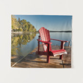 Water | Adirondack Chair at the Lake Wandkleed (Voorkant (horizontaal))