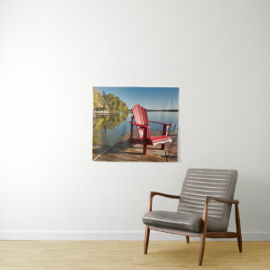 Water   Adirondack Chair at the Lake Wandkleed