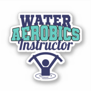 Water Aerobics Aquatic Oefening Fitness Sticker