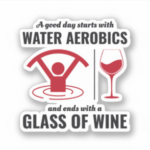 Water Aerobics Aquatic Oefening Fitness Sticker