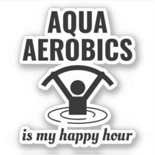 Water Aerobics Aquatic Oefening Fitness Sticker