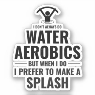 Water Aerobics Aquatic Oefening Fitness Sticker