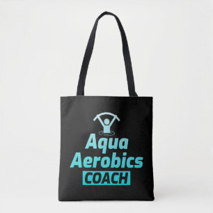 Water Aerobics Aquatic Oefening Pool Workout Tote Bag