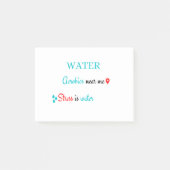 Water Aerobics bij me Post-it® Notes (Voorkant)