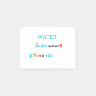 Water Aerobics bij me Post-it® Notes