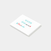 Water Aerobics bij me Post-it® Notes (Schuin)