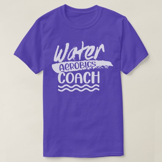 Water Aerobics Coach Instructeur Aqua Hobby T-shirt (Design voorkant)