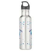 "Water alsjeblieft. Ik ben een klein paard." Waterfles (Achterkant)