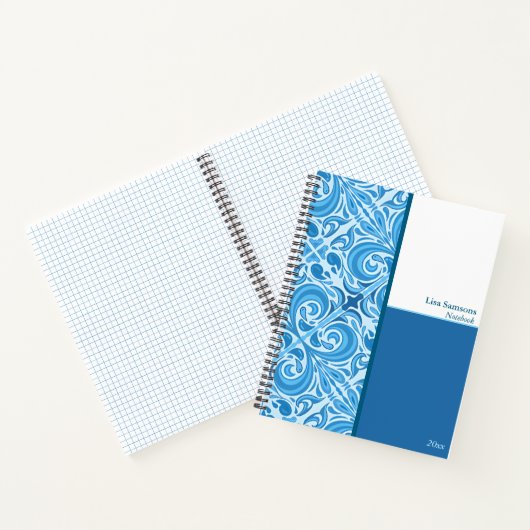 Water and Wavers Custom Notebook Notitieboek (Binnen)