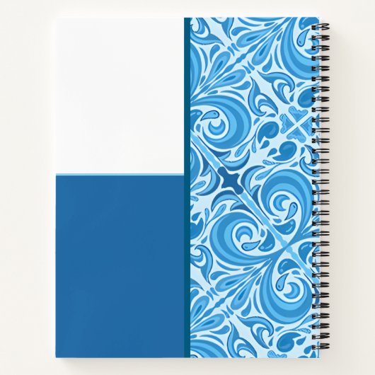 Water and Wavers Custom Notebook Notitieboek (Achterkant)