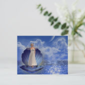 Water Angel Briefkaart (Staand voorkant)
