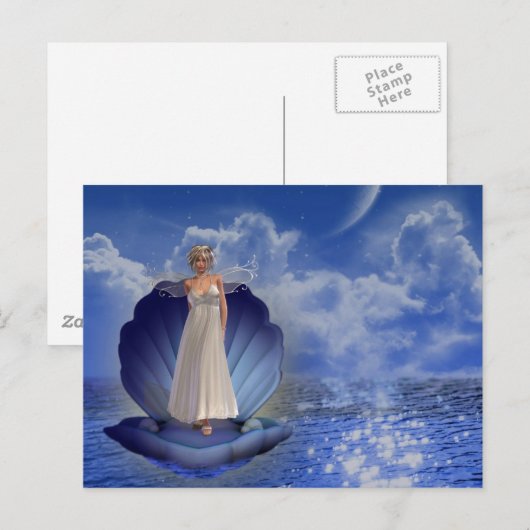 Water Angel Briefkaart (Voorkant / Achterkant)