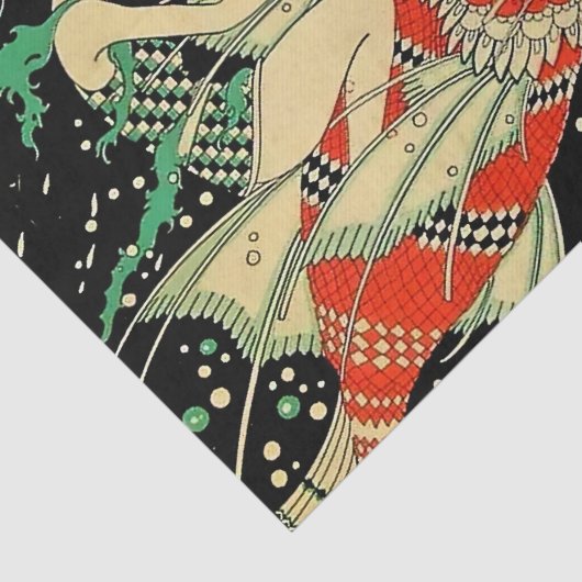 "Water" Art Deco van Jose Carlos Tissuepapier (Detail)