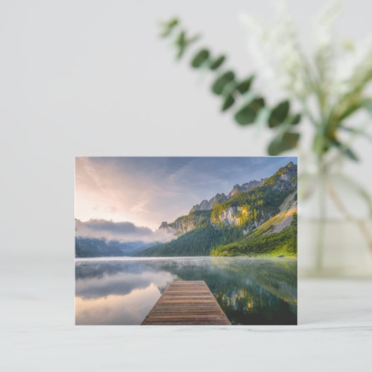 Water | Azure Alpine Lake, Austria Briefkaart (Staand voorkant)