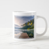 Water | Azure Alpine Lake, Austria Grote Koffiekop (Rechts)