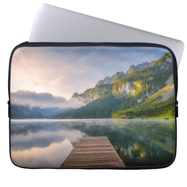 Water | Azure Alpine Lake, Austria Laptop Sleeve (Voorkant)