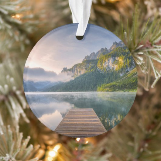 Water | Azure Alpine Lake, Austria Ornament (Boom)