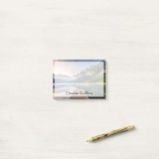 Water | Azure Alpine Lake, Austria Post-it® Notes (Op bureau)