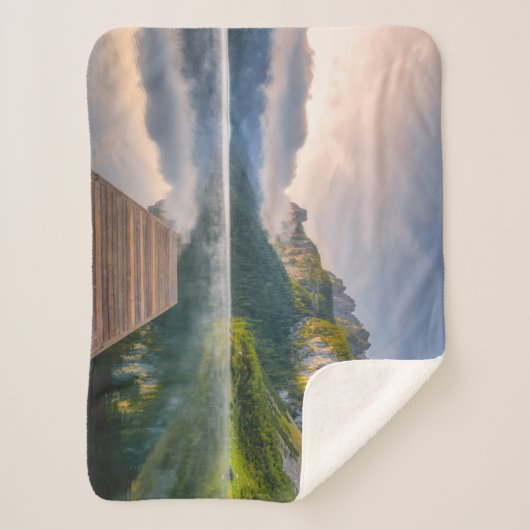 Water | Azure Alpine Lake, Austria Sherpa Deken (Voorkant)