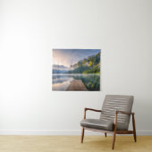 Water | Azure Alpine Lake, Austria Wandkleed (In Situ (horizontaal))