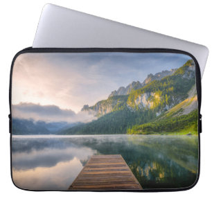 Water Azure Alpine Lake, Oostenrijk Laptop Sleeve