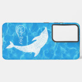 Water Baby Dolphin Wave Case Samsung Galaxy Hoesje (Achterkant horizontaal)