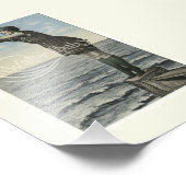 Water Baby  Duiken Meisje Foto Afdruk (Hoek)