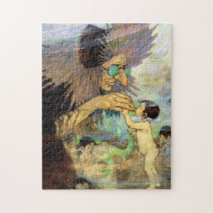 Water Baby en Fee, Jessie Willcox Smith Legpuzzel