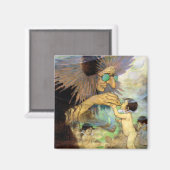 Water Baby en Fee, Jessie Willcox Smith Magneet (Voorkant / Achterkant)