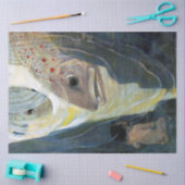 Water, Baby en vis, Jessie Willcox Smith Tissuepapier (Craft)