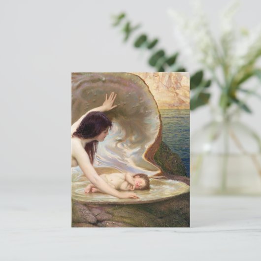 Water Baby - Herbert James Draper Briefkaart (Staand voorkant)
