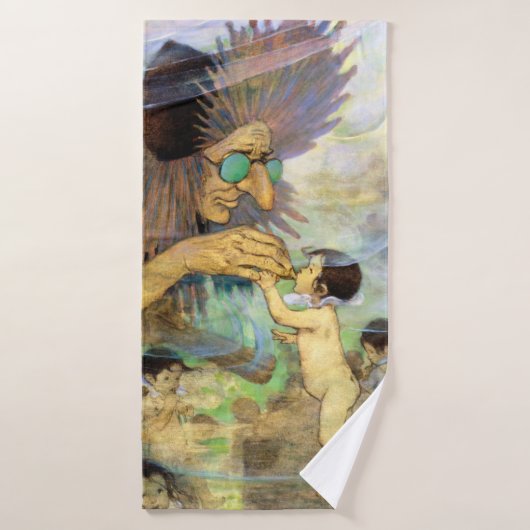 Water, Baby, Jessie Willcox Smith Badhanddoek (Badhanddoek)