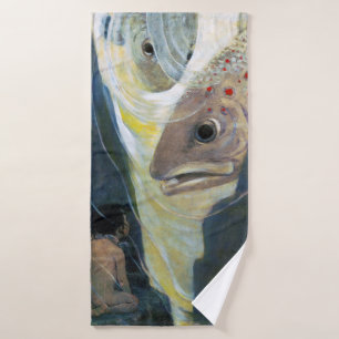 Water, Baby, Jessie Willcox Smith Badhanddoek