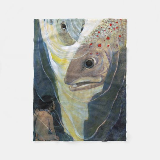Water, Baby, Jessie Willcox Smith Fleece Deken (Voorkant)