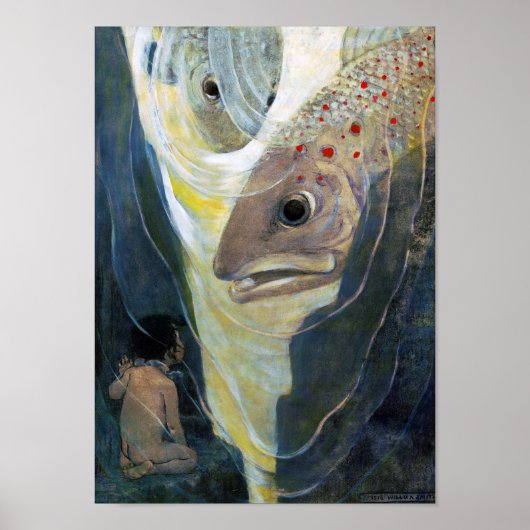 Water, Baby, Jessie Willcox Smith Poster (Voorkant)