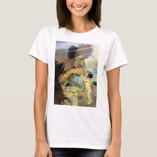 Water, Baby, Jessie Willcox Smith T-shirt (Voorkant)