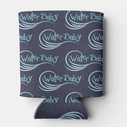 Water Baby Koelbox blauw Blikjeskoeler (Achterkant)