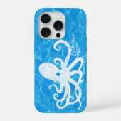 Water Baby Octopus Wave Case iPhone Hoesje (Achterkant)