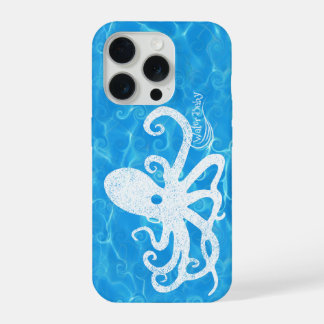 Water Baby Octopus Wave Case iPhone 15 Pro Case