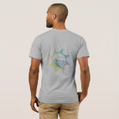 Water Baby Sun Surfer Distress T-shirt (Achterkant volledig)